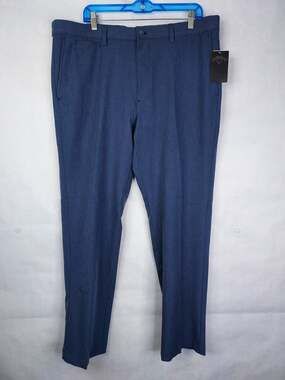 Callaway Golf Pants Men's 38x30 Peacoat Heathe Blue Opti-Dri Wicking Stretch NEW